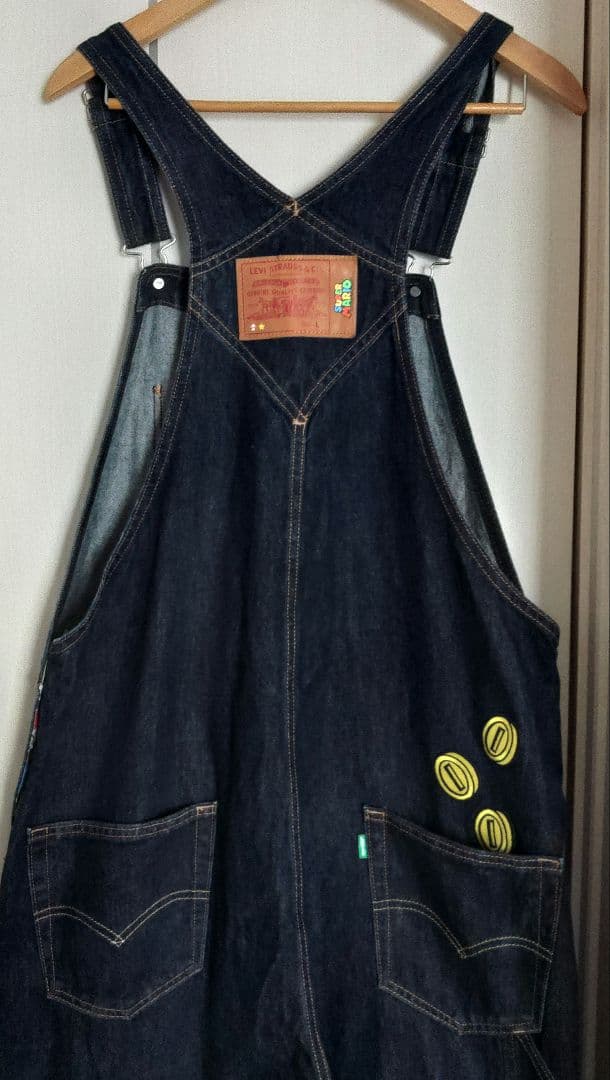 Levi's　スーパーマリオ 希少L　オーバーオール メンズ