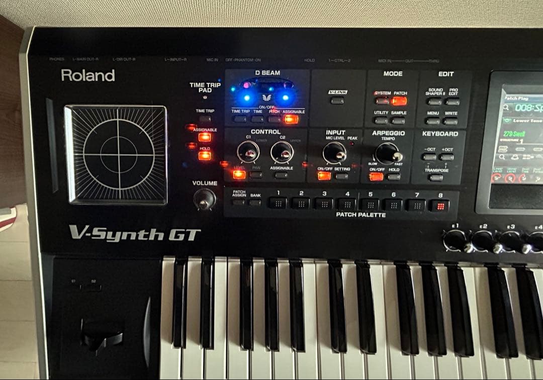 V-Synth GT Version2.0 61鍵シンセ、ボコーダー 超美品