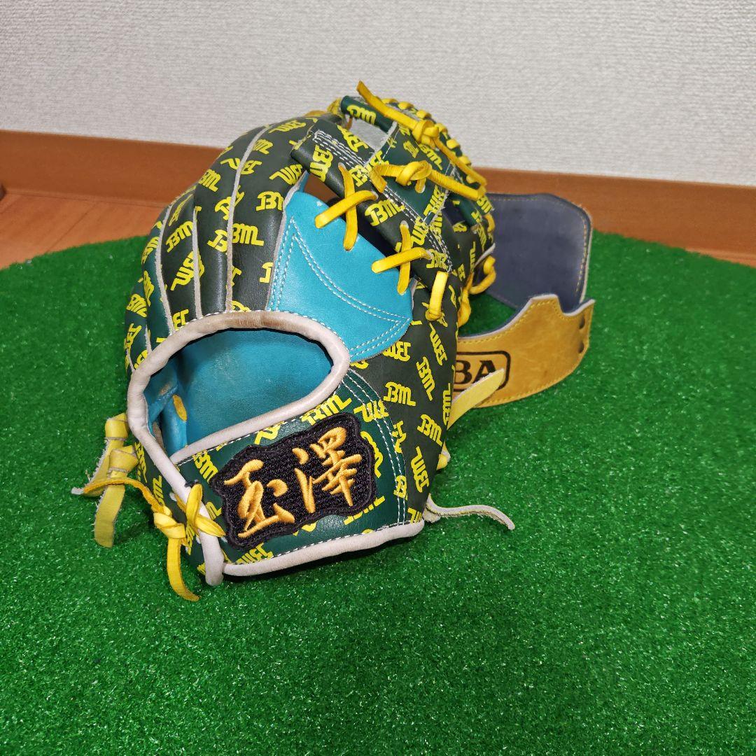 最終価格 ベースマン×玉澤 軟式 内野手用 40周年記念モデル グローブ 袋付