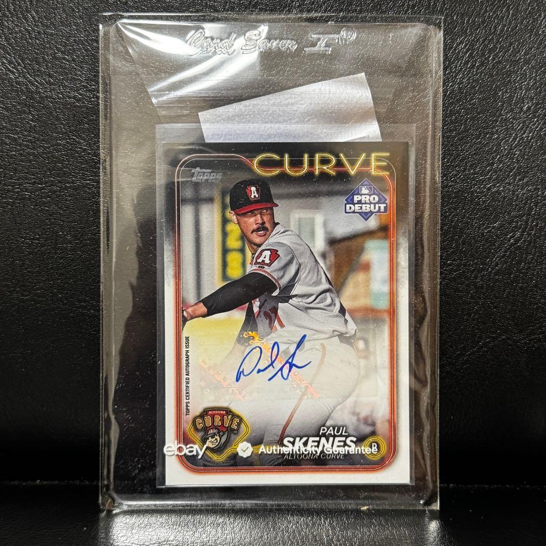 2024 Topps Pro Debut ポール スキーンズ 直筆サインカード