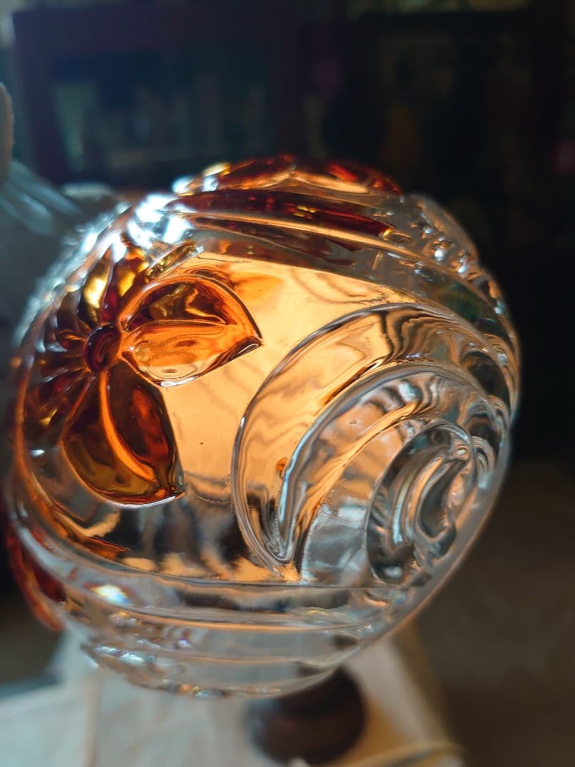 「売約済」1900s'アンティーク「Sant Louis 」デキャンタプレート付