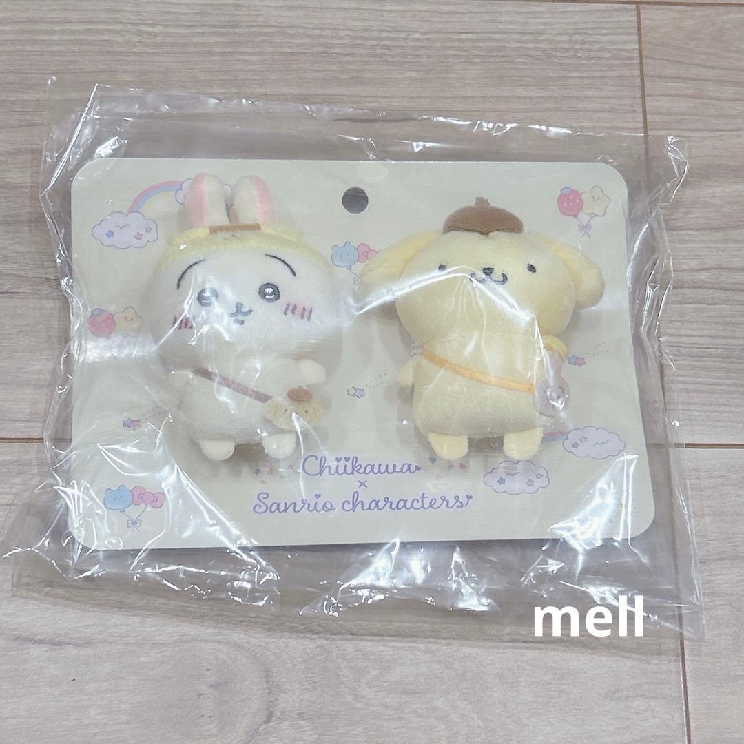 ちいかわ　サンリオ　ペアブローチ