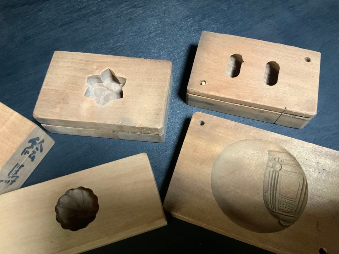 木製型抜きセット ９個 菓子型 落雁