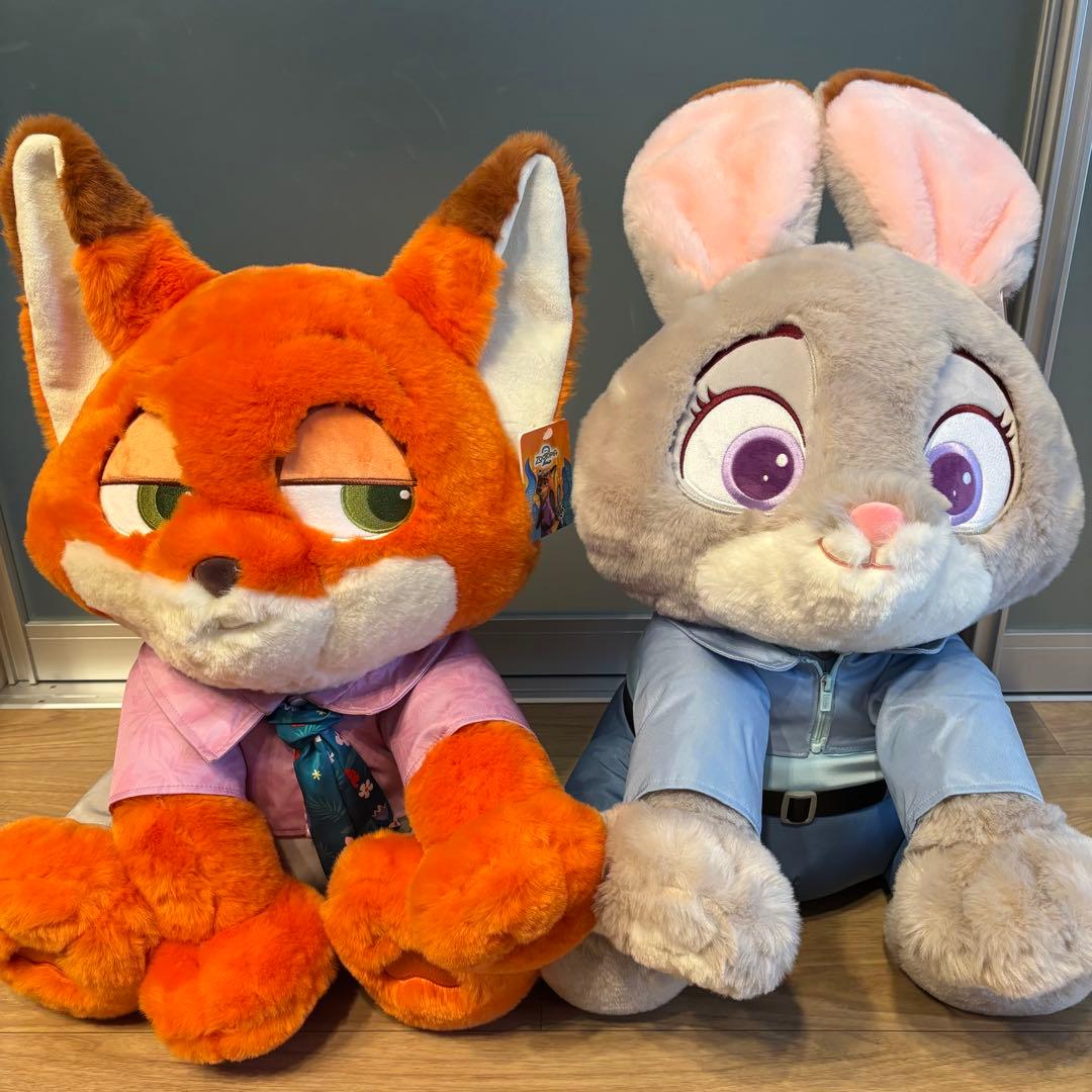 【新品】ズートピア2 ニック　ジュディ　ぬいぐるみ　コストコ限定