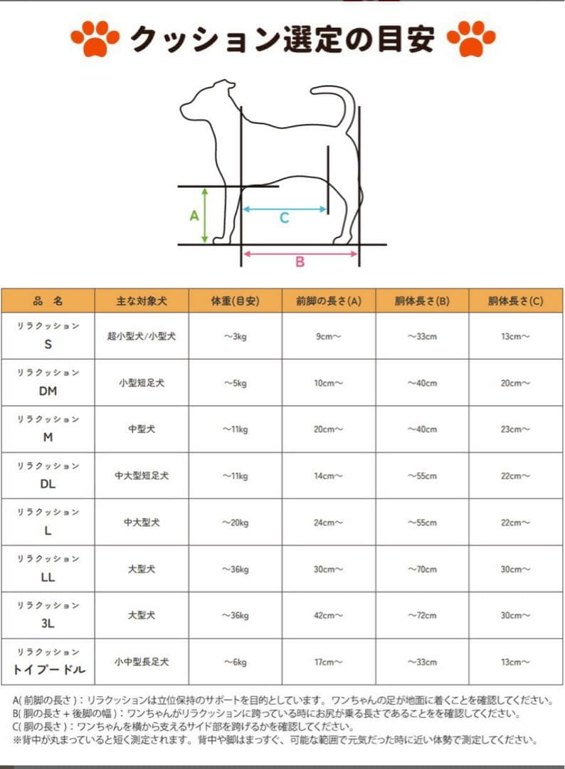 リラクッション トイプードルサイズ + 専用カバー 新同品