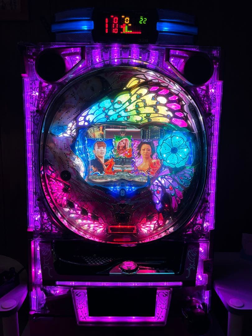 循環加工&オート機能　カウンター付　パチンコ実機＊家庭用　倖田來未2 II 美品