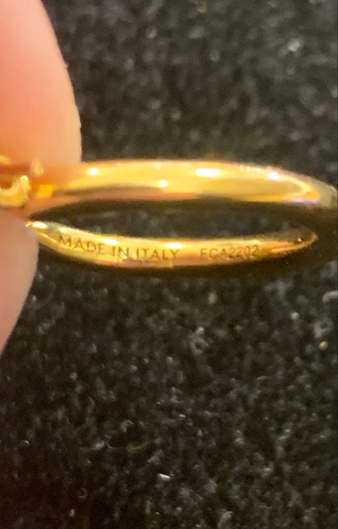 CELINE ゴールドトーン ノットデザイン ピアス(片耳用)