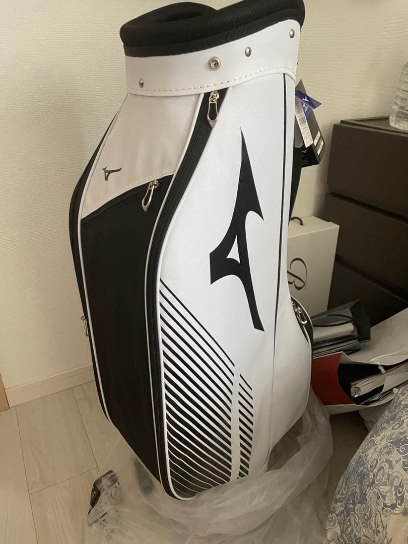 Mizuno ゴルフバッグ ホワイト ブラック