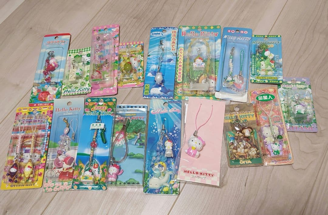ハローキティ ストラップ 17個セット