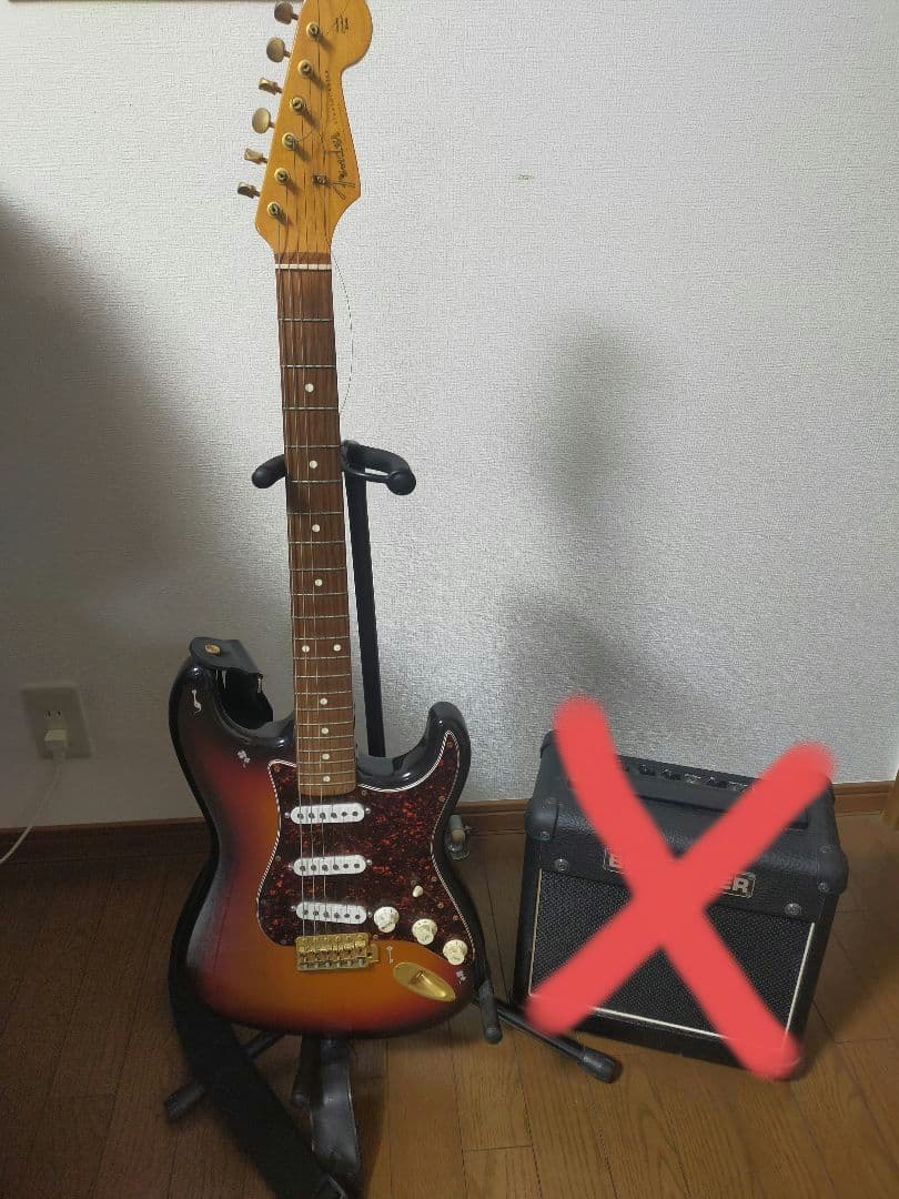 Fenderギター+ギターストラップ