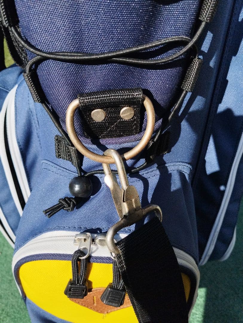 Rough & Swell キャディバッグ ネイビーイエロー