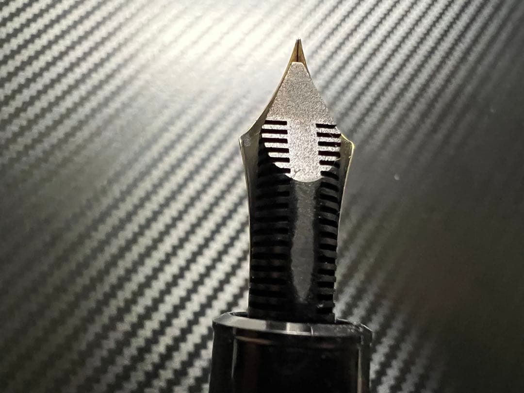 極美品 モンブラン 149 18C 3帯 万年筆 EF 極細字