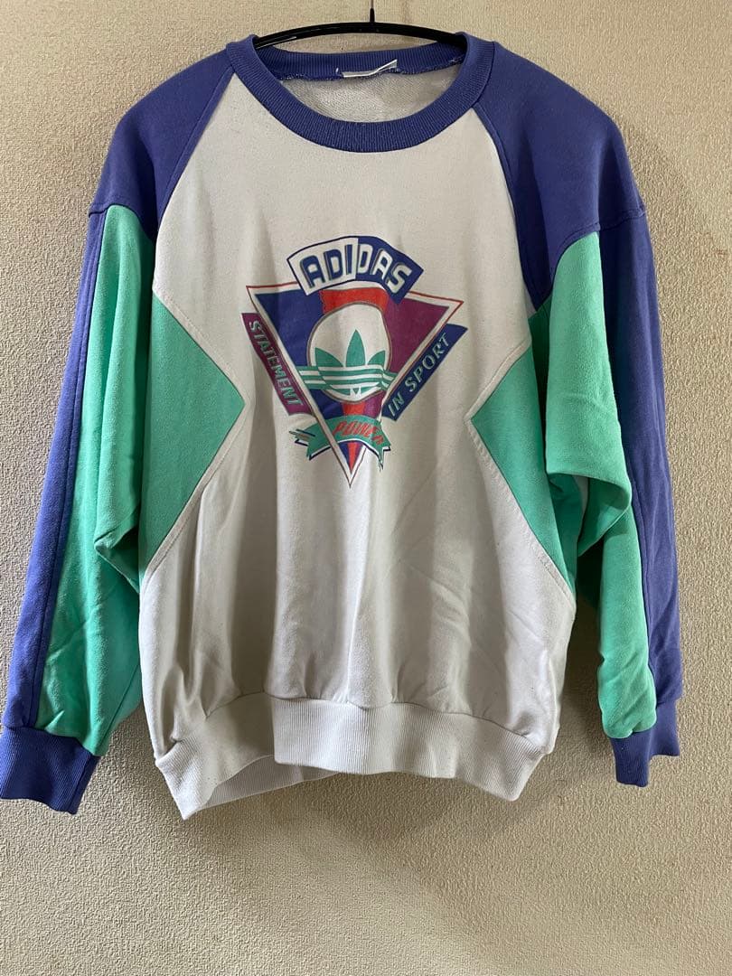 adidas vintage sweatshirt マルチカラー スウェット