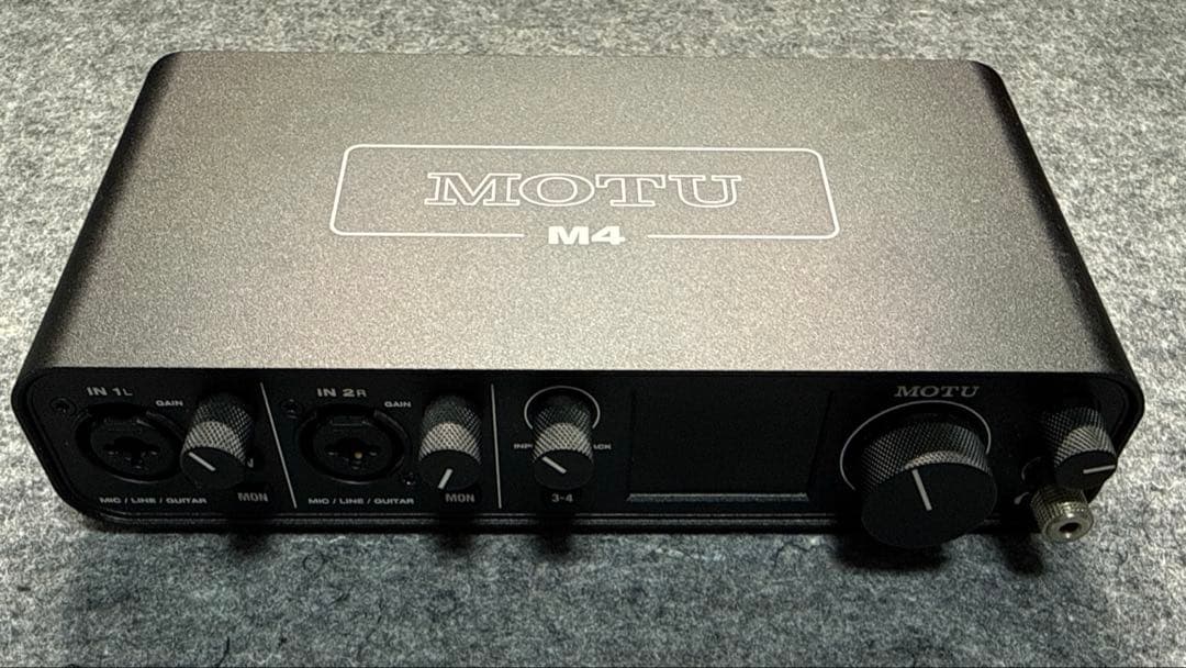 MOTU M4 4in 4out USBオーディオインターフェース