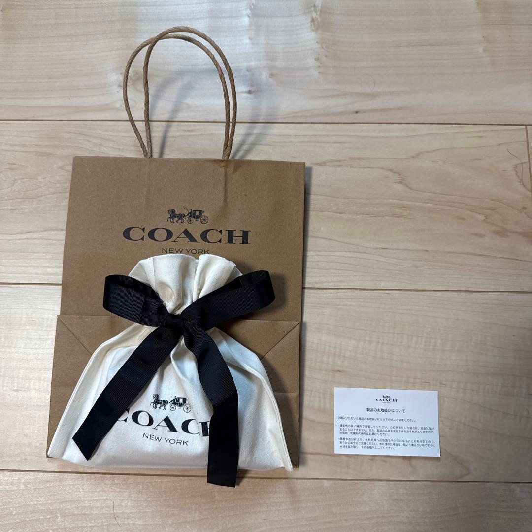 【COACH 新品】コーチビジネス カード ケース◯名刺入れ◯レザー◯トープ◯