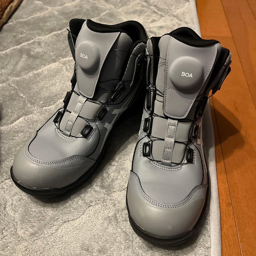 新品・未使用 asics BOAシステム 安全靴 26.0cm グレー