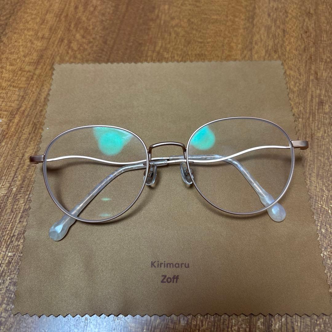 Zoff きりまる　コラボ　メガネ　度入り