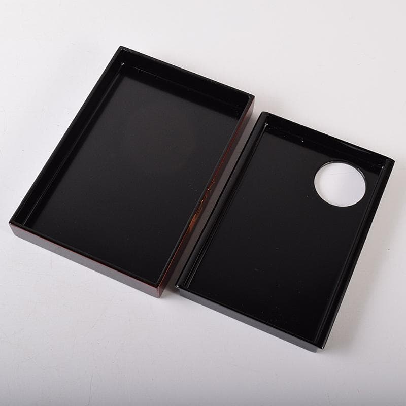 茶道具　利休茶箱　京焼　川添寿楽造　茶碗　飛青磁振出など　九点一式　VR8704