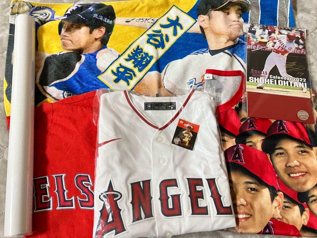 大谷翔平 セット 新品ユニフォーム タオル等