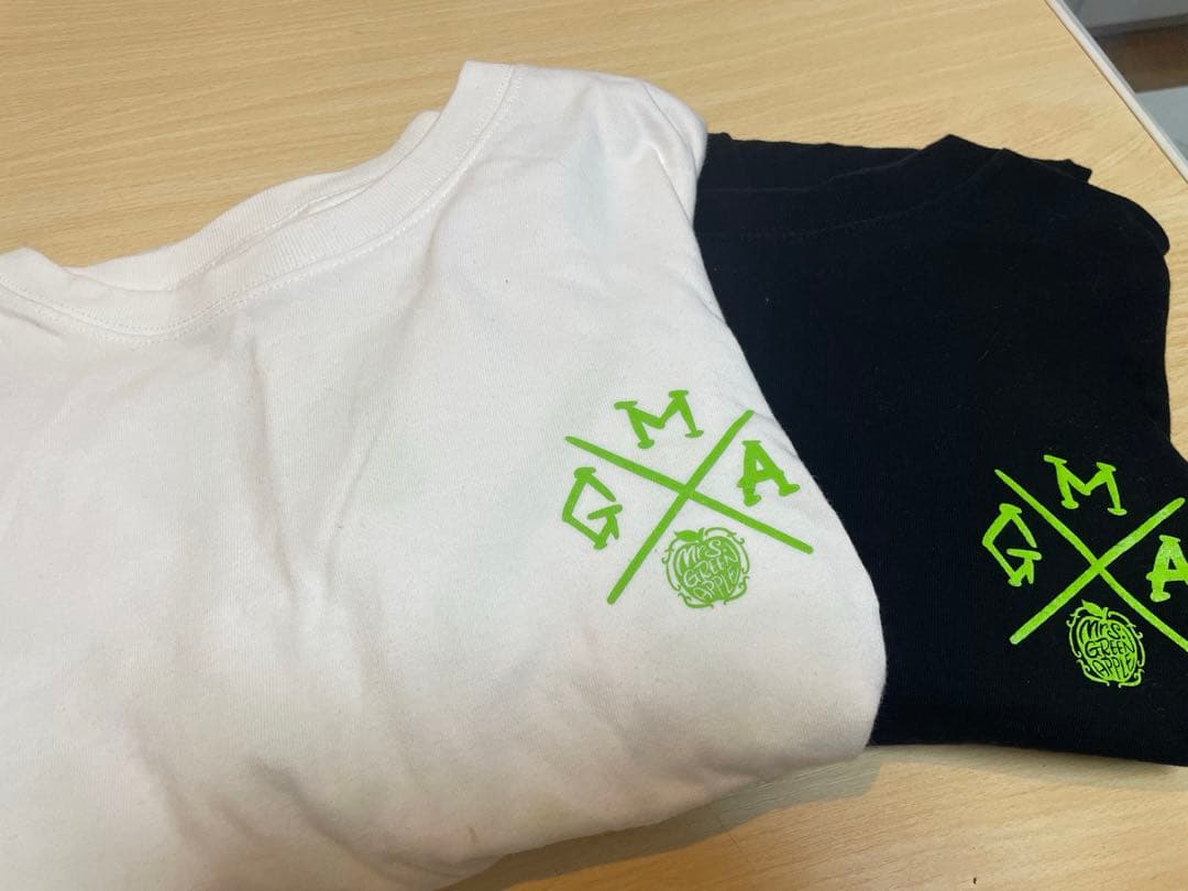 シ*コ様 MrsGREENAPPLE ロンＴ 白 黒 XL