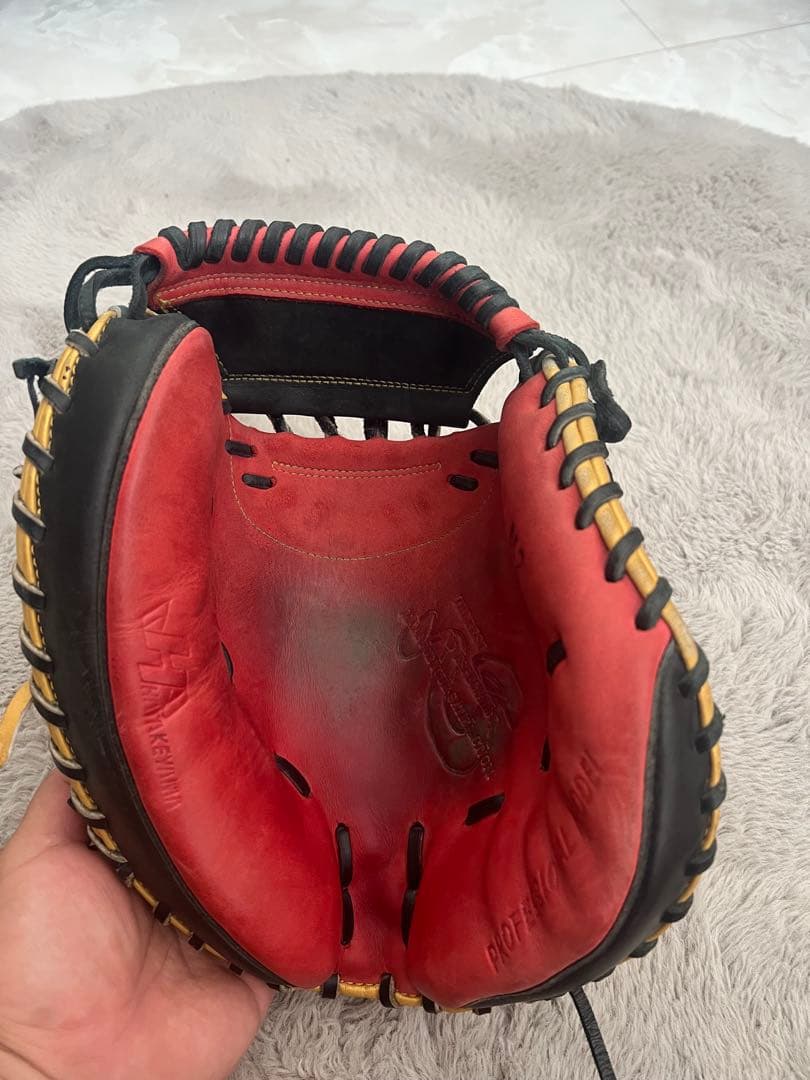 一般軟式　キャッチャーミット　ハタケヤマ