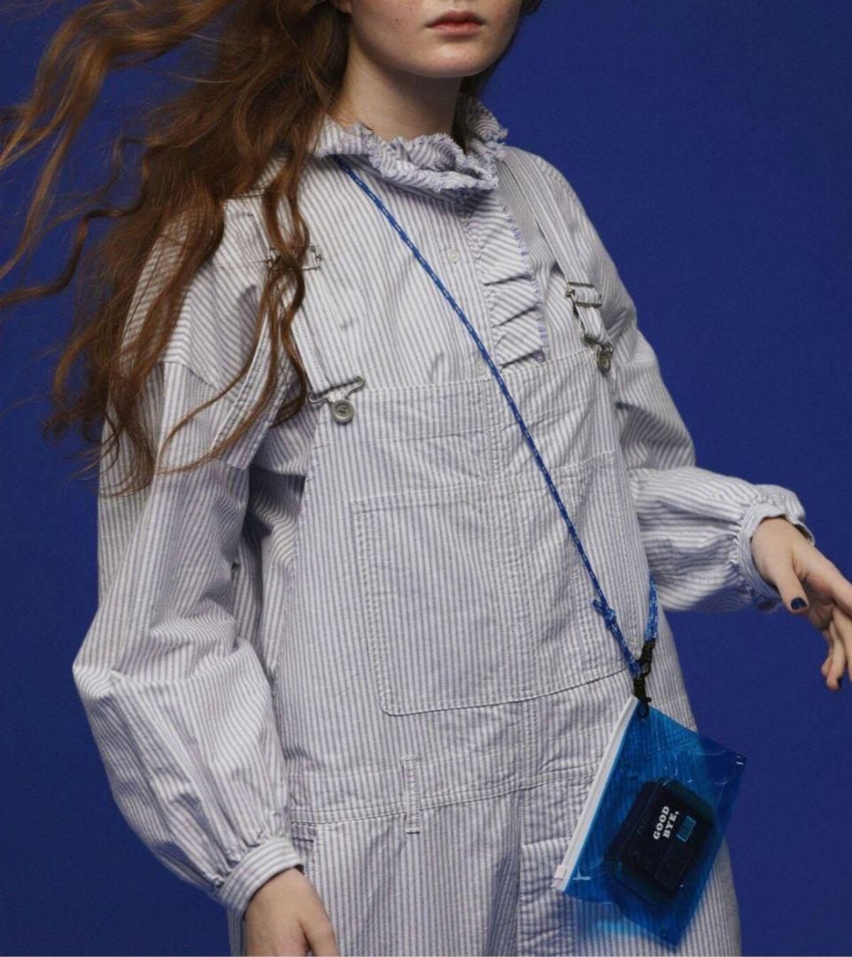 Journal standard luxe OXストライプフリルブラウス