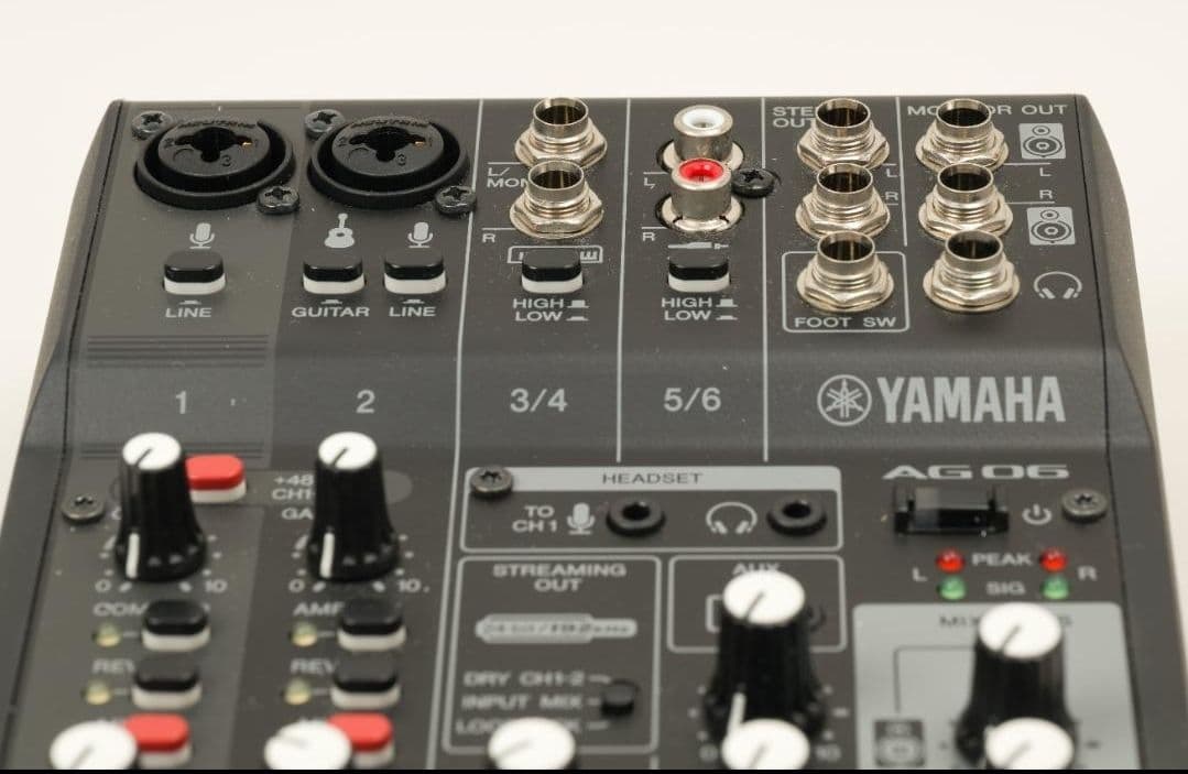 DJ機材 Yamaha AG06 MK2