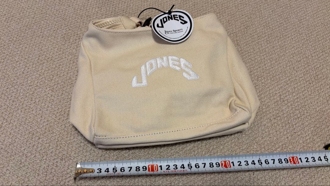 Jonesゴルフ　カートバッグ　ロゴ刺繍付　ホワイト