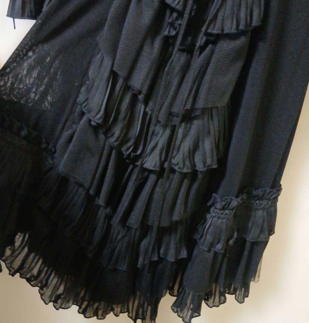 丸眼鏡さま専用♥️OZZONESTE♥️コルセット編み上げフリルドレス風カーデ