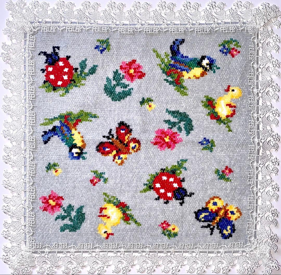 【希少＊限定】完売 新品未使用 フェイラー レース付きハンカチ F×近 SG