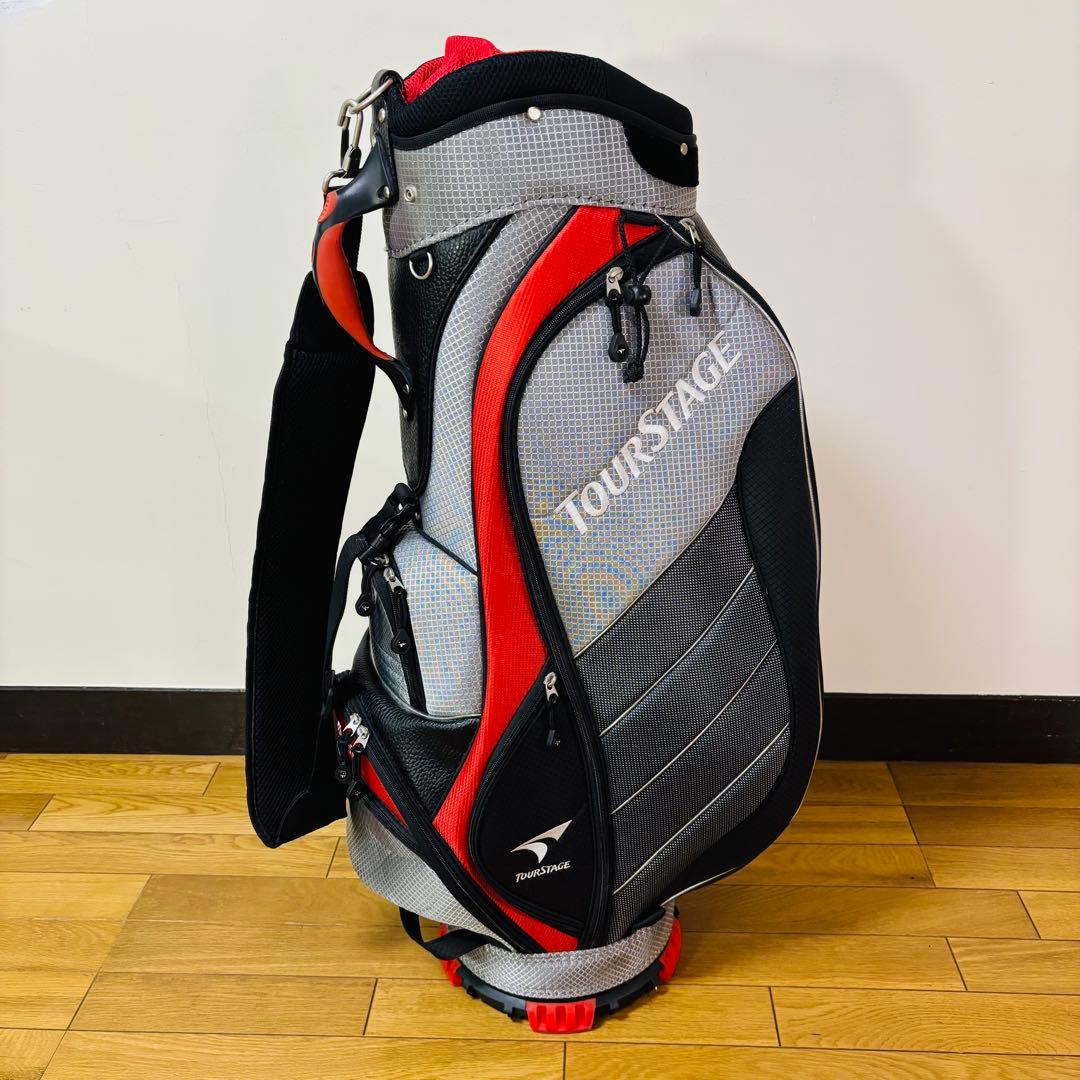 美品　ブリヂストン TOURSTAGE ツアーステージ キャディバッグ 送料込