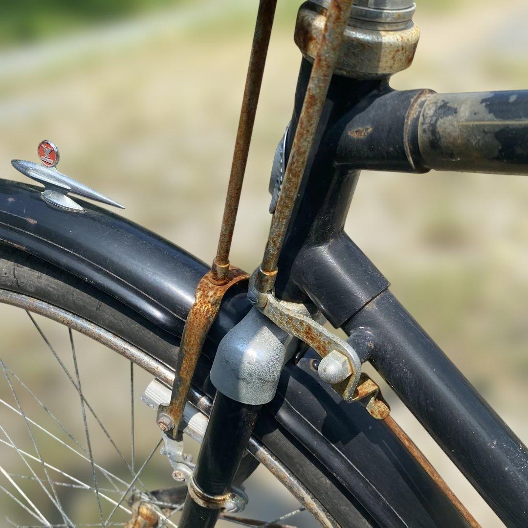 激レア　昭和レトロ　山口ベニー号　自転車　バネブレーキ　ヴィンテージアンティーク