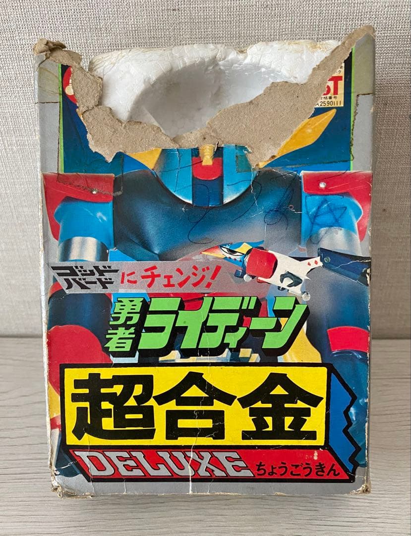 箱のみ　勇者ライディーン　超合金　レトロ