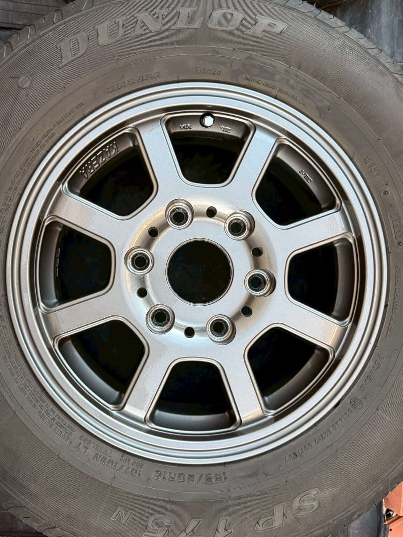 美品kazeraアルミ、タイヤバリ溝売切ます即送