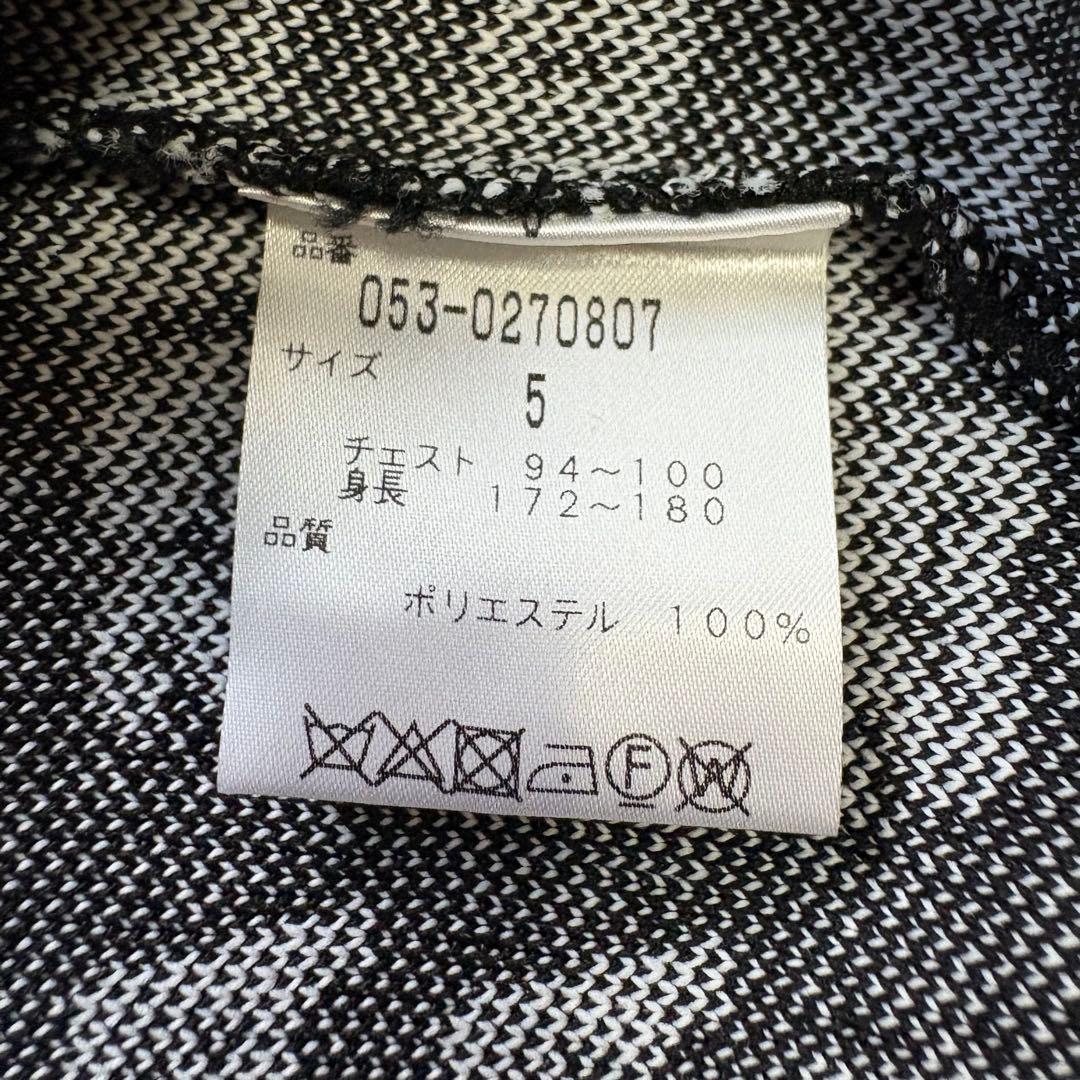 【未使用級・美品】 パーリーゲイツ PGロゴ総柄 ニット サイズ5 L 黒 白