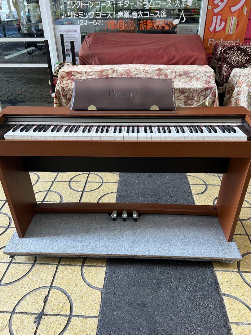 超価格、カシオプリビア、PX730、人気のコンパクト、ピアノ強弱タッチ♪