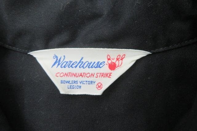 ウエアハウス　ボーリングシャツ　オープンカラー　刺繍　富士山