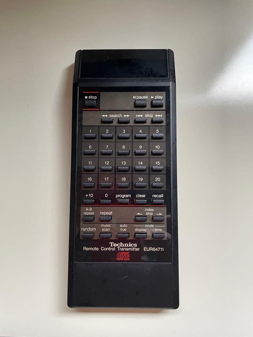 Technics CDプレーヤー用純正リモコン