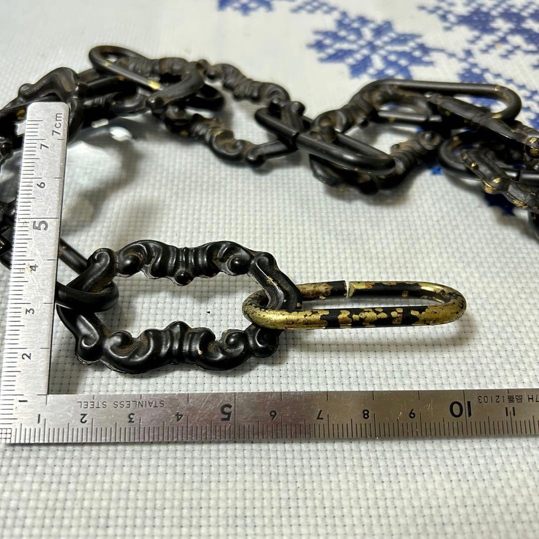 アンティーク　銅製龍図の鐘　音色綺麗　総重742g