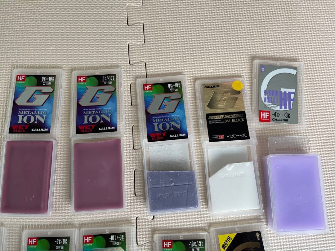 ガリウムワックス　17個セット フッ素ワックス