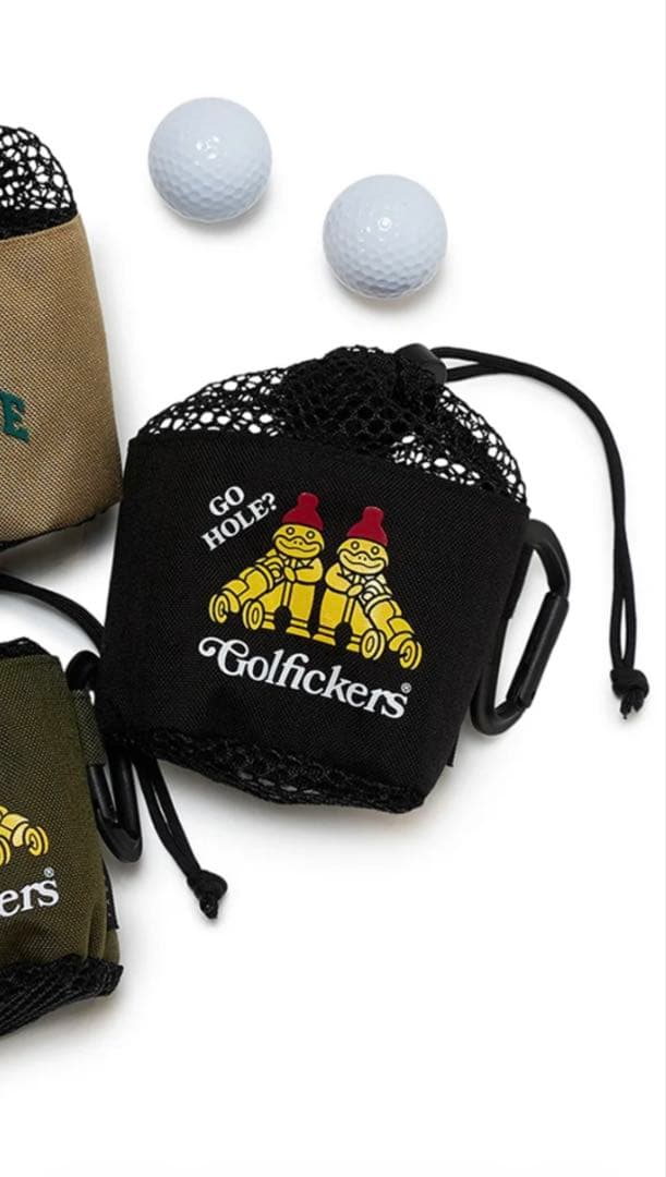 新品未使用 Golfickers new vintage golf ボールケース