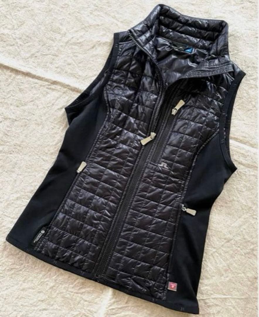 J.LINDEBERG ジェイリンドバーグ　ダウン　ベスト　ブラック　S