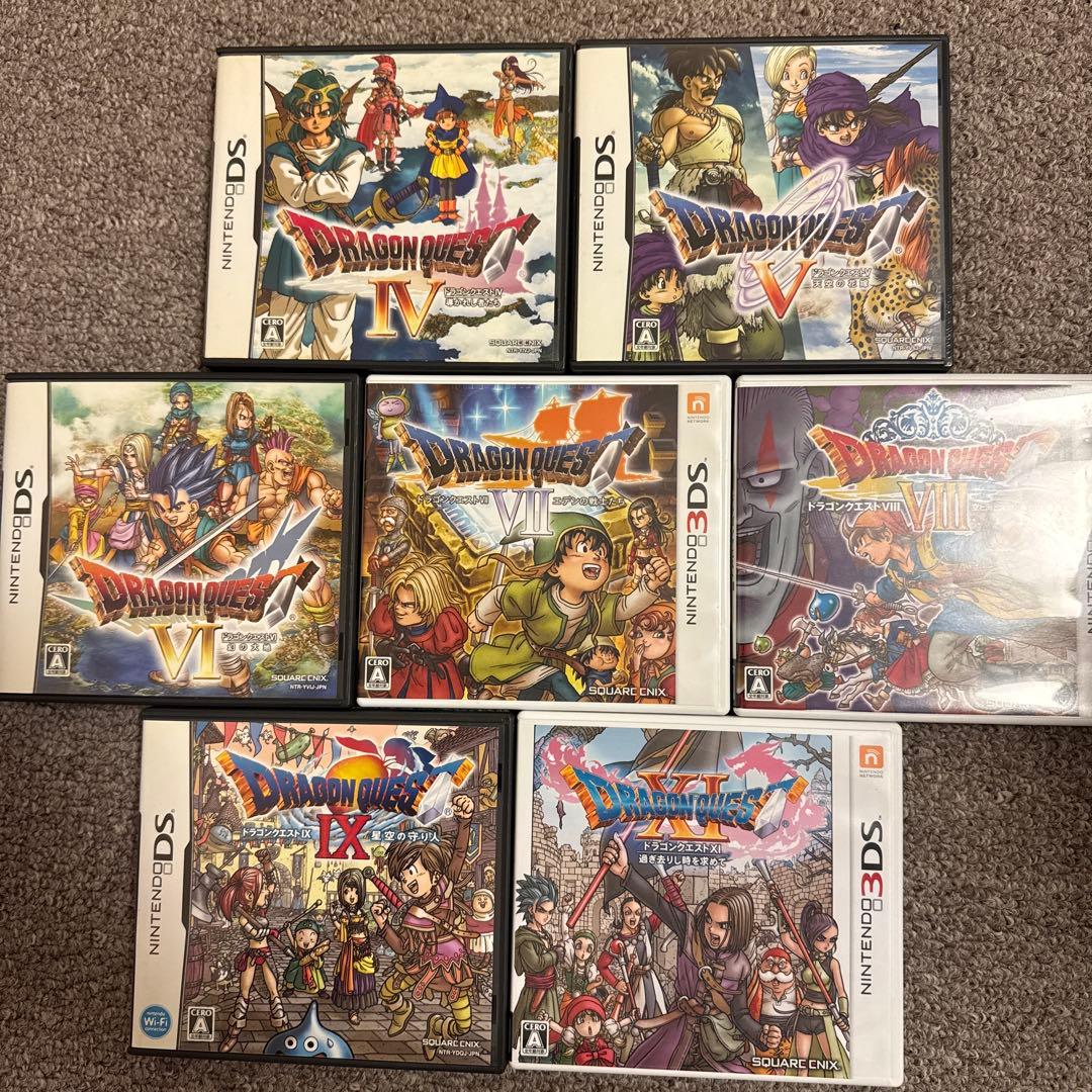 ドラゴンクエストシリーズ DSソフトセット4,5,6,7,8,9,11