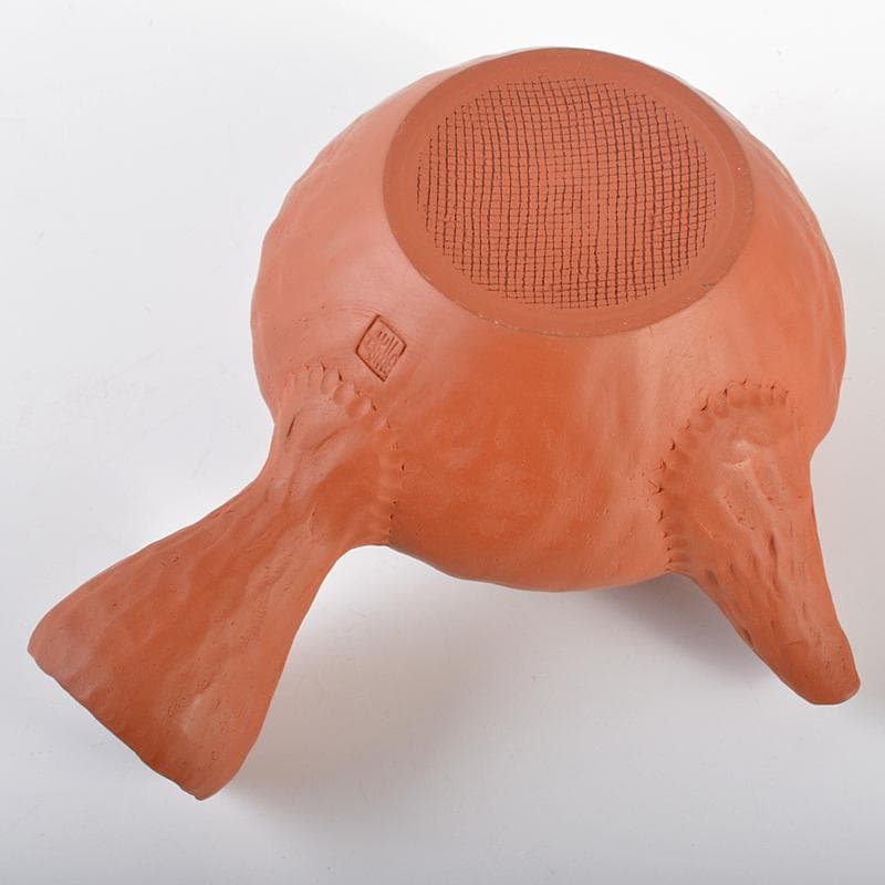 煎茶道具　常滑焼　紅映造　組作り　急須　共箱　M　R6522