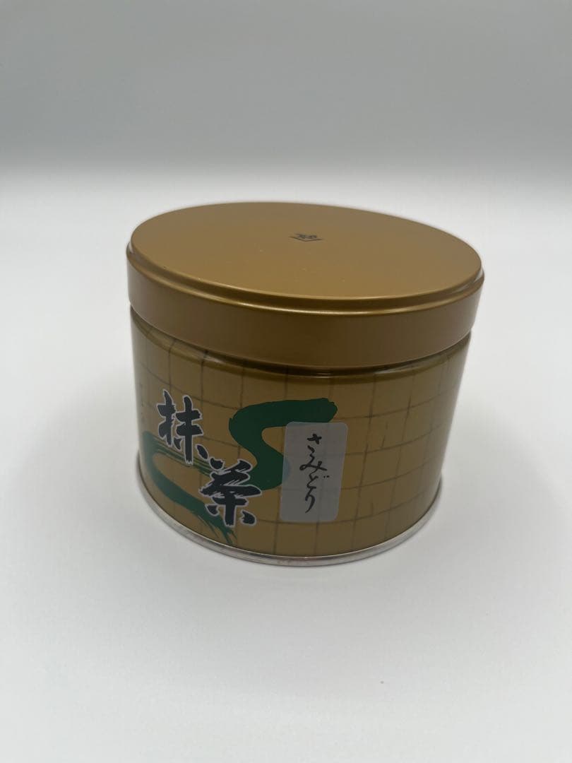 山政小山園 抹茶 さみどり 缶入 150g 1缶 小山園 ⑤
