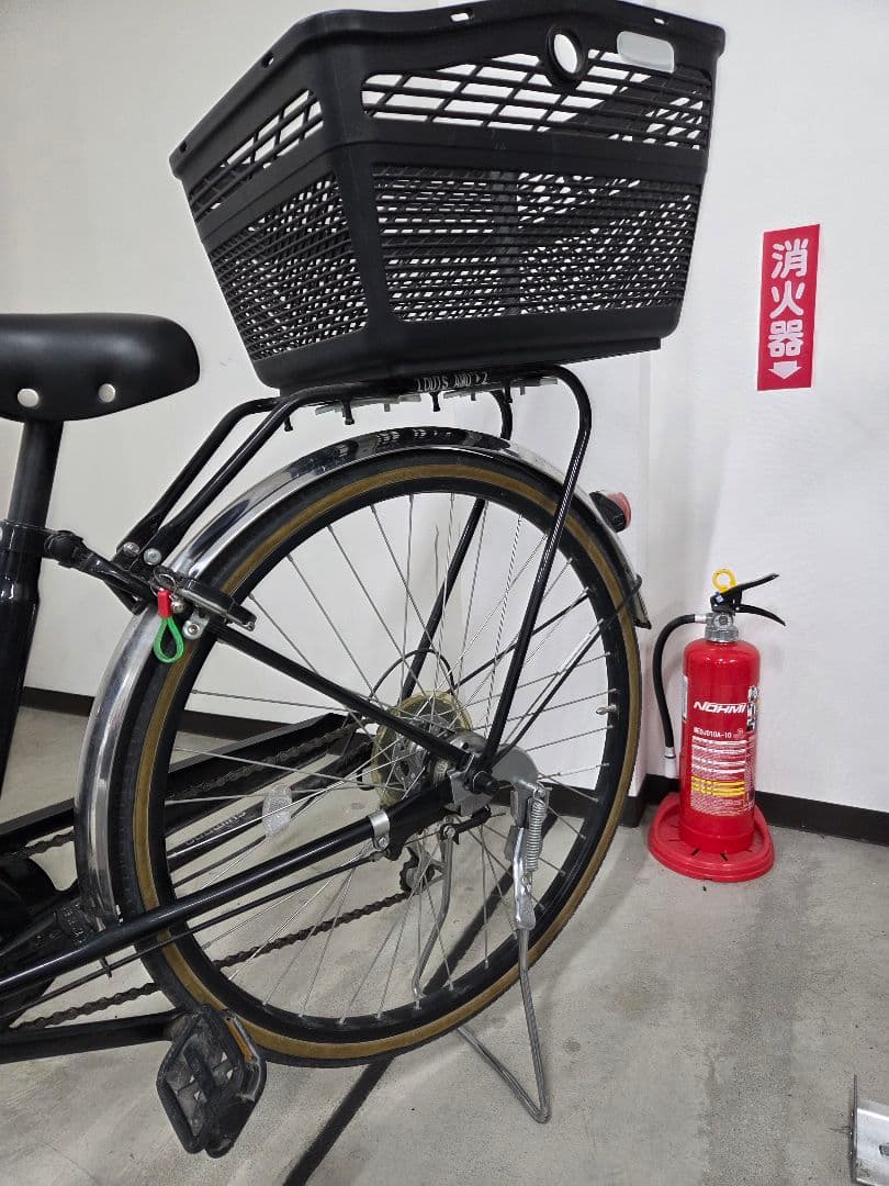 TAMAKOSHI ルイスアミューズ ブラック ジュニア 26 野球 ママチャリ