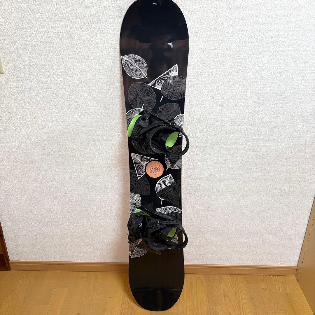 SALOMON SUBJECT 146 スノーボード ビンディング付き