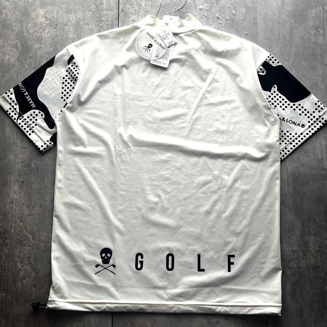 新品　2023ss 高年式　MARK&LONA モックネック　Tee ゴルフ