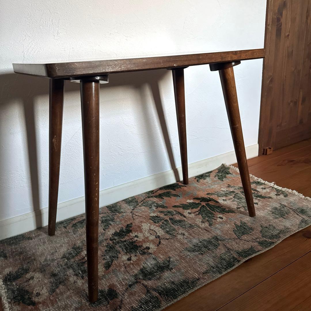 イギリスアンティーク　コーヒーテーブル　木製サイドテーブル　イギリスヴィンテージ