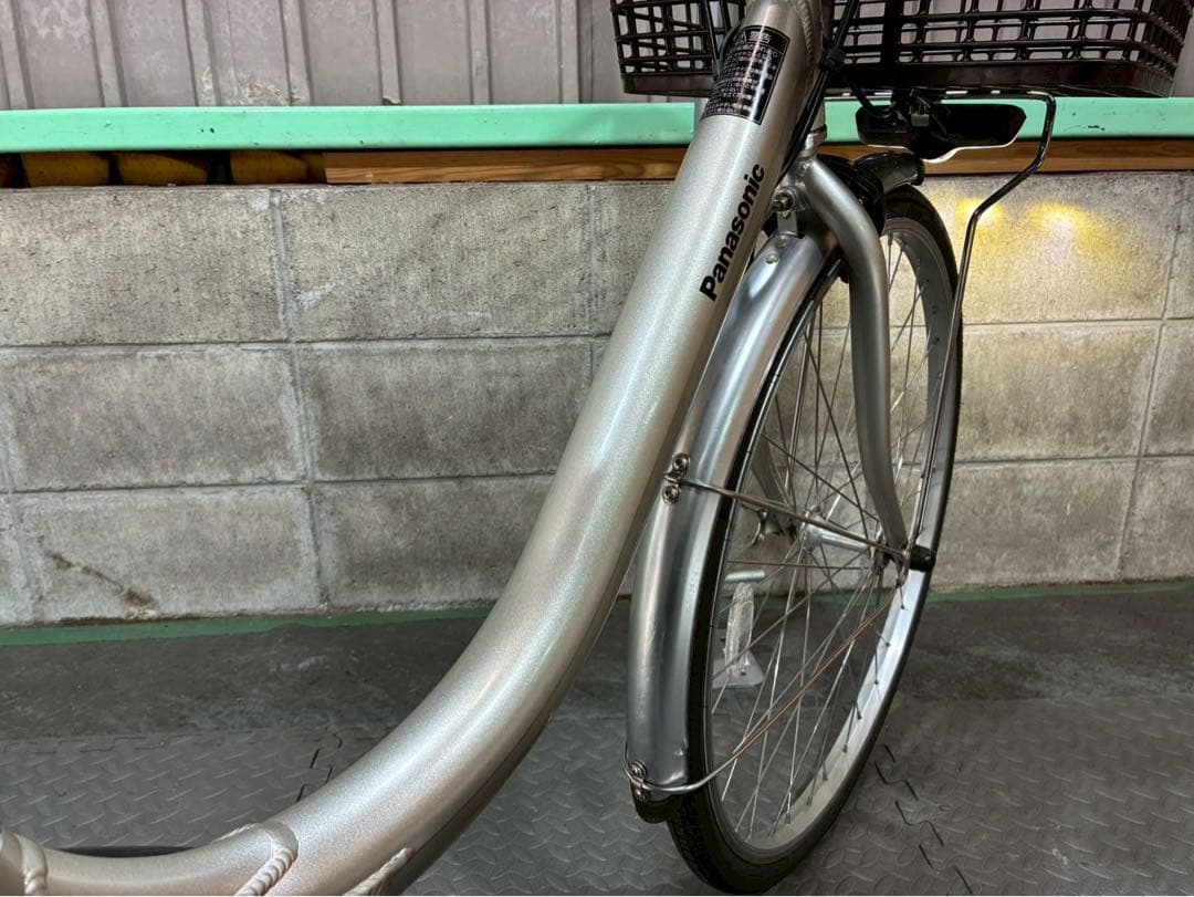 №3707 電動自転車 パナソニック　ビビL 24インチ ゴールド